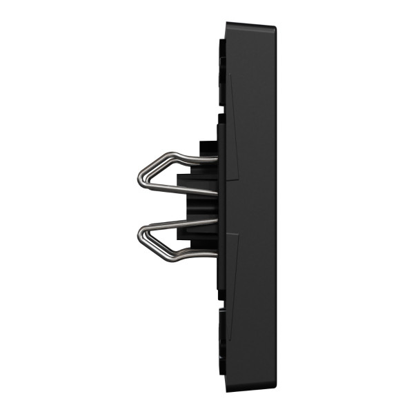 Клавіша вимикача "дзвінок" Merten System M Ocean Plastic MEG3305-0403 (матовий чорний) - фото №1