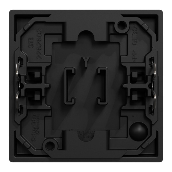 Клавіша вимикача "дзвінок" Merten System M Ocean Plastic MEG3305-0403 (матовий чорний) - фото №3