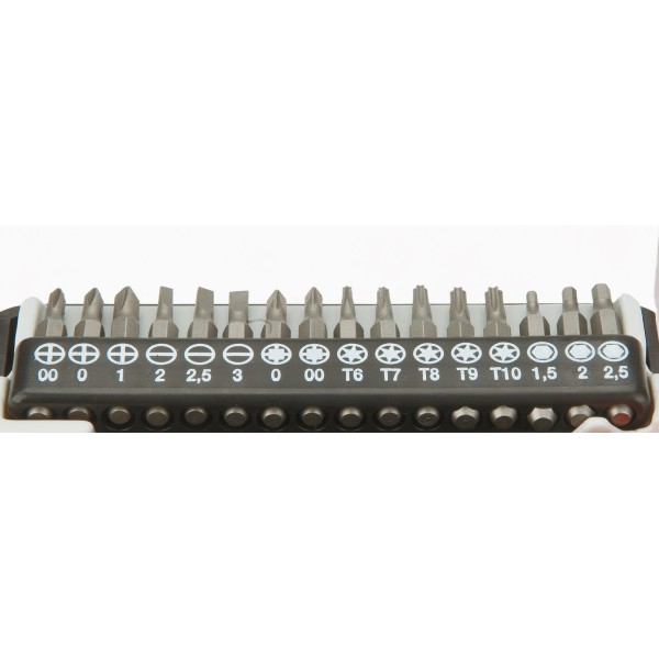 Набор прецизионных насадок с держателем Neo Tools 04-228 (17шт) - фото №2