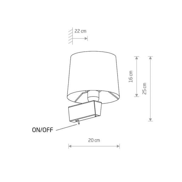 Бра Nowodvorski 38201 Chillin Е27 1x40W IP20 Wh - фото №3