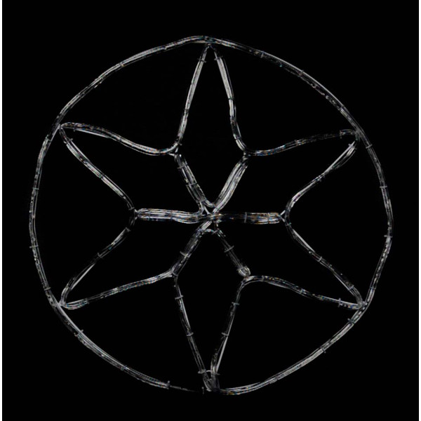 Уличная LED гирлянда Delux EN MOTIF Star (90012983) 60х60см 13 мигающих диодов IP44 (белый свет) - фото №2