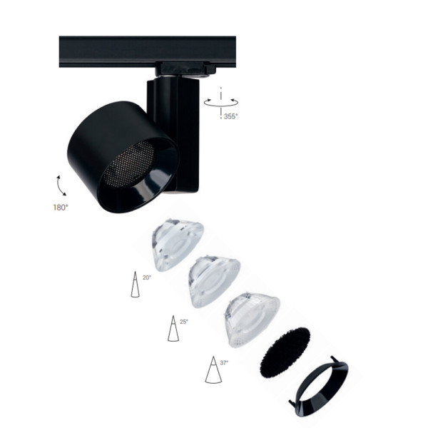 Трековий світильник Nowodvorski 8751 Ctls Nea LED 30W 3000K 2600Lm IP20 Bl - фото №1