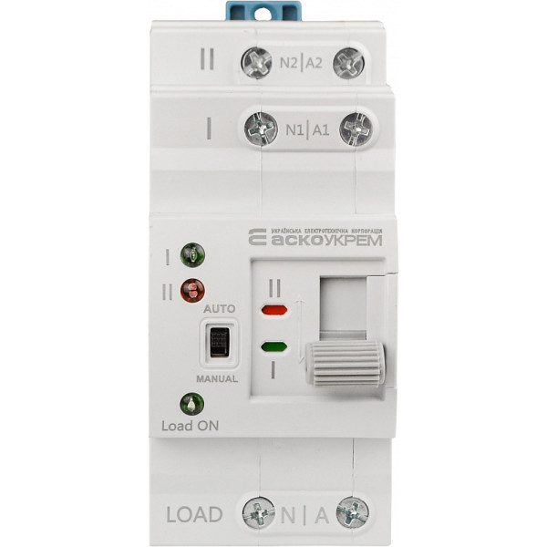 Реле автоматичного ввімкнення резерву Аско-Укрем APRV 2p 63A (A0010230006) - фото №3