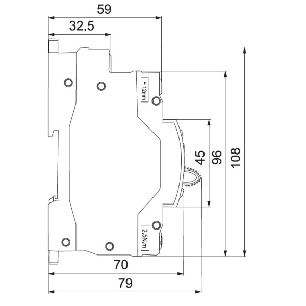 Реле автоматичного ввімкнення резерву Аско-Укрем APRV 2p 63A (A0010230006) - фото №6