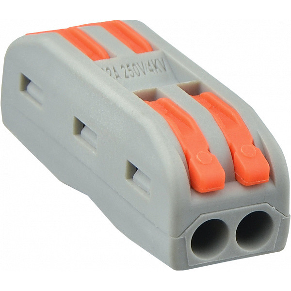 Универсальная клемма Аско-Укрем PCT-2-2 серая (A0130010109)