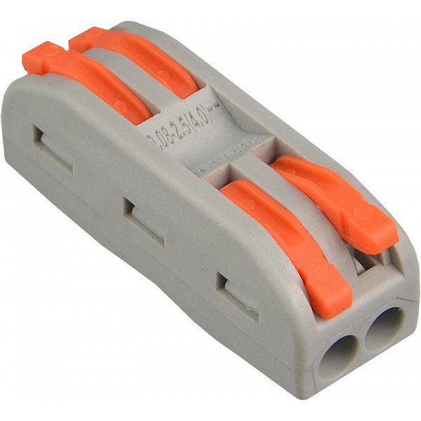 Универсальная клемма Аско-Укрем PCT-2-2 серая (A0130010109) - фото №1