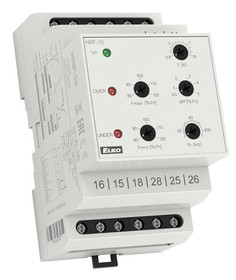 Реле контролю частоти напруги HRF-10