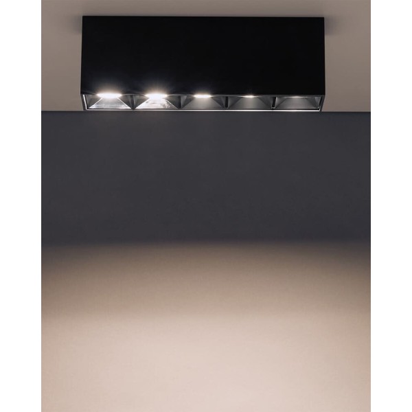 Точечный светильник Nowodvorski 10058 Midi LED 1x20W 4000K 1700Lm IP20 черный - фото №1