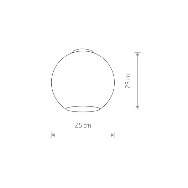 Плафон Nowodvorski Cameleon 12273 Monaco дымчатый - фото №1