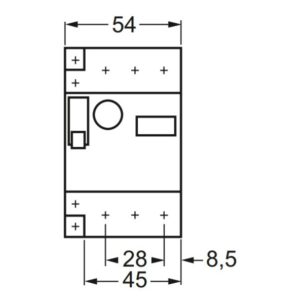 Автомат защиты двигателя ETI 004646621 MSP0-2.4 (0.75 kW 1.6-2.4A) - фото №2