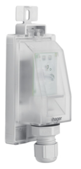 Таймер Hager EGK100 (с датчиком EEN003) - фото №2