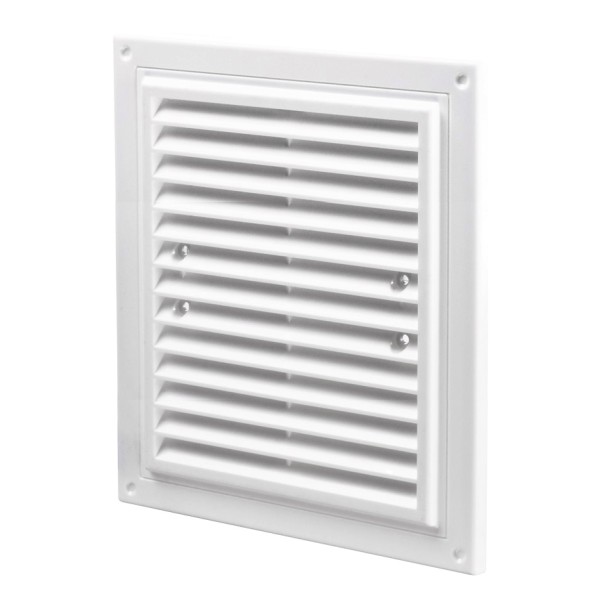 Решетка Домовент ДВ 295х160с М белая