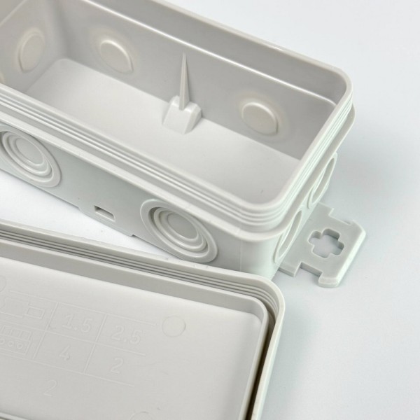 Коробка розподільча СКІМ K45 85х43х39 сіра IP44 ( B1102004 ) - фото №7