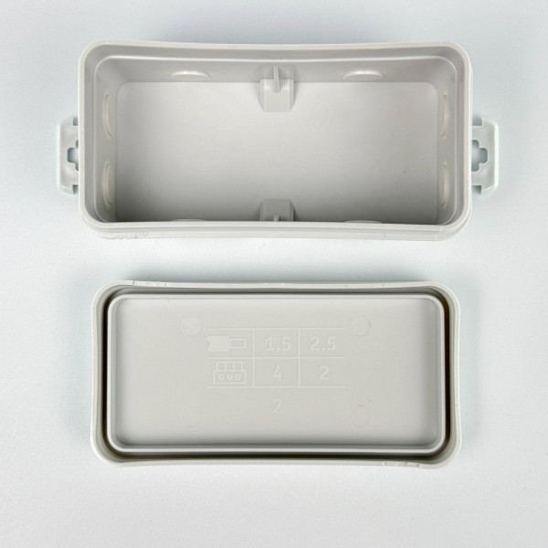 Коробка розподільча СКІМ K45 85х43х39 сіра IP44 ( B1102004 ) - фото №8