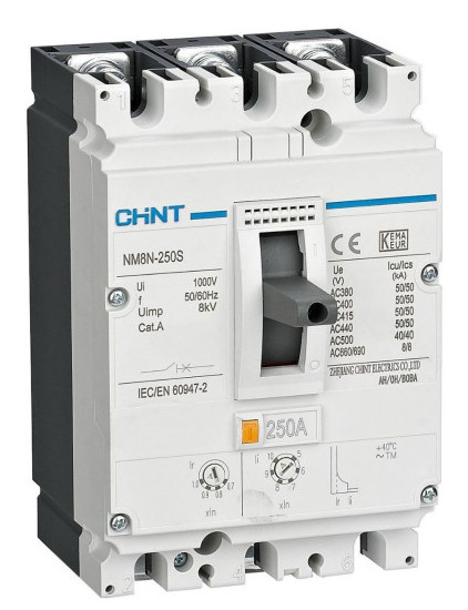 Корпусный автоматический выключатель Chint NM8N-250S TM 160 3P