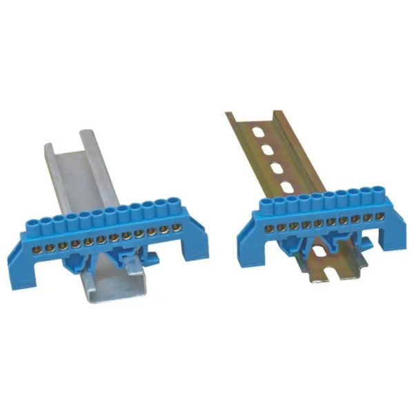 Нулевая шина TOSUNlux TS-0812K-01 63А 12×8-4 на DIN-рейке (6940151047162)