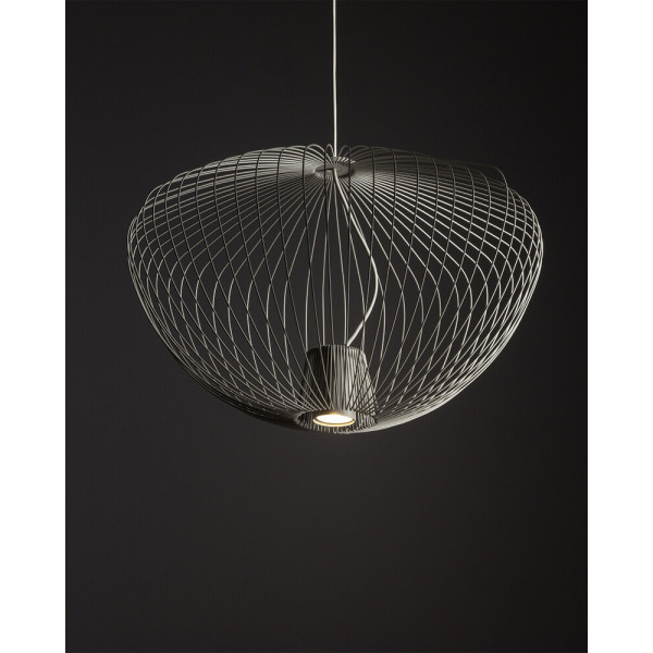 Подвесной светильник, люстра Nowodvorski 11244 Pumpkin M GU10 1x10W IP20 светло-серый - фото №1