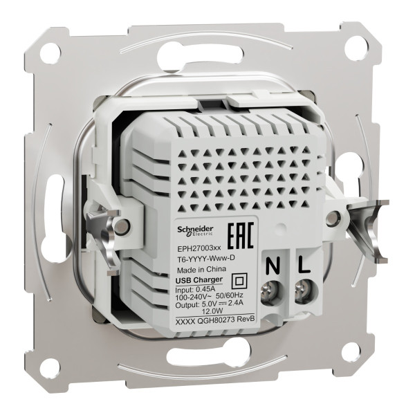 USB розетка Schneider Electric Asfora EPH2700369 USB/Type-C 2,4А бронза - фото №4