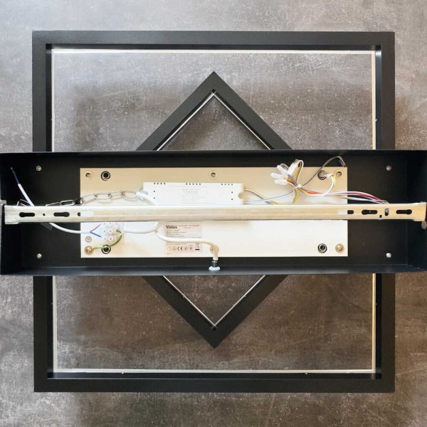 Світильник LED smart KENZO-S+пульт 100W 3000-5000K IP20 квадрат чорний Violux ( 220685 ) - фото №4