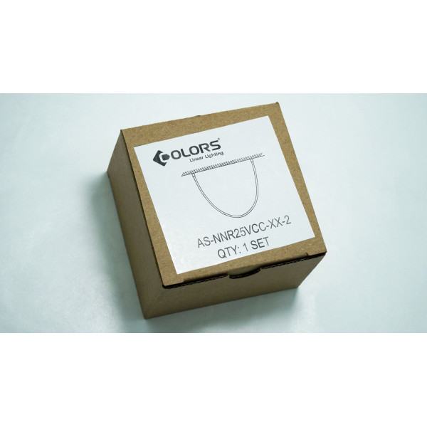 Подвес COLORS для неона NNR25 потолок-потолок (AS-NNR25VCC1-XX-2) - фото №2