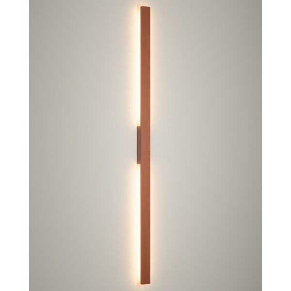 Светильник настенный уличный Nowodvorski 11561 Demi LED L 1x24W 3000K 1500Lm IP54 кирпичный - фото №1