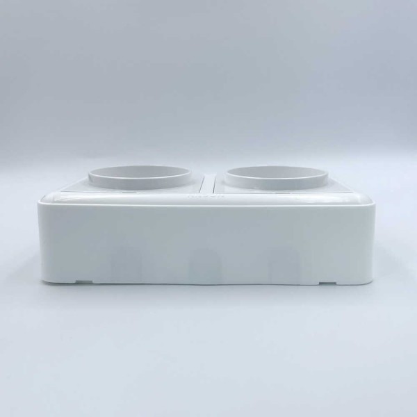 Розетка Nilson Unique біла 2-на без заземлення ( 28111024 ) - фото №2