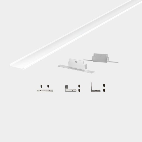 LED-профиль под шпаклевку ALUMLED с рассеивателем, 3 метра (LD98201_3) - фото №1