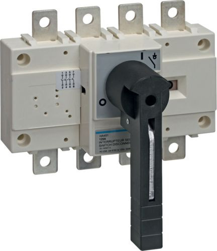 Корпусний вимикач навантаження Hager HA451 до 50мм² 4P 125А