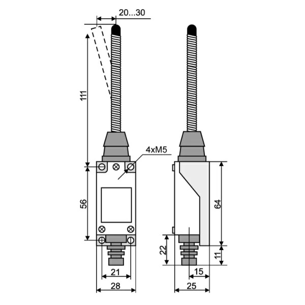 Конечный выключатель МЕ 9101 - фото №3