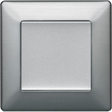 Рамка одноместная Legrand Valena Life сталь - фото №2