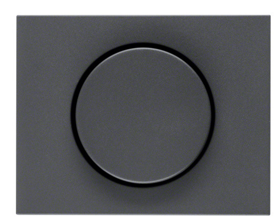 Накладка для поворотного світлорегулятора антрацит Berker K.1