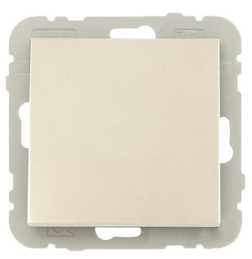 Одноклавишный выключатель Logus 21011 TPE 10АХ 250В (жемчуг)