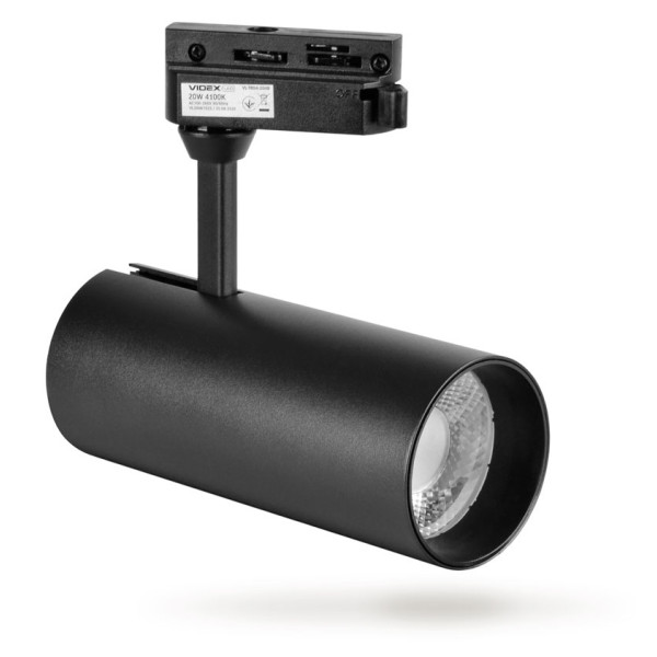 Трековий LED світильник Videx 20Вт 4100K (VL-TR04-204B) чорний - фото №3