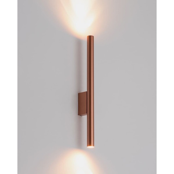 Бра, настінний світильник Nowodvorski 10564 Laser Wall G9 2x10W IP20 мідний - фото №2