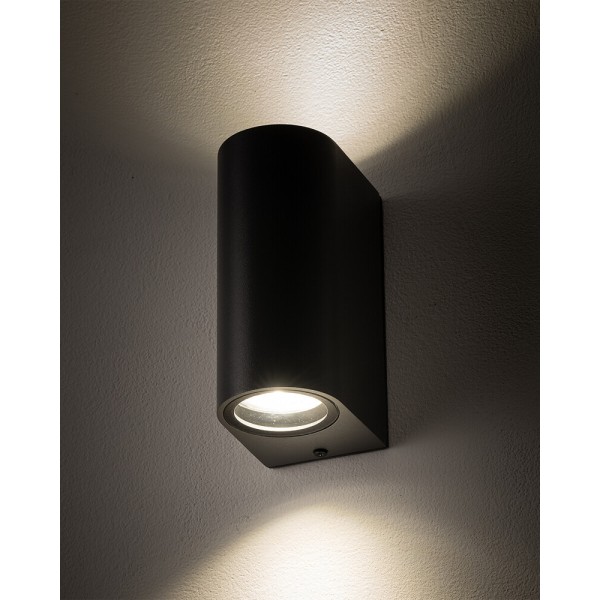 Вуличний світильник Nowodvorski 9517 Nico GU10 2x10W IP54 графітовий - фото №1