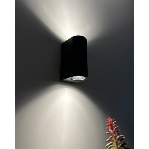 Вуличний світильник Nowodvorski 9517 Nico GU10 2x10W IP54 графітовий - фото №2