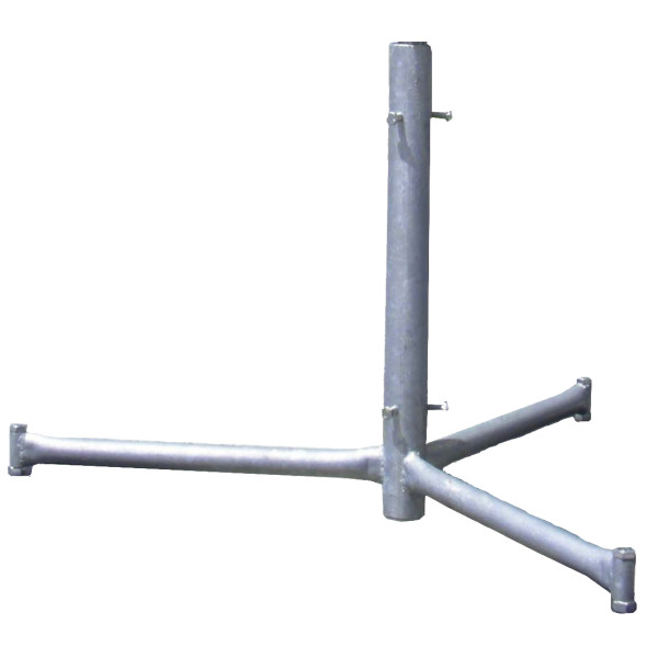 Посилена тринога для блискавичної щогли DKC NL0701 з оцинкованої сталі