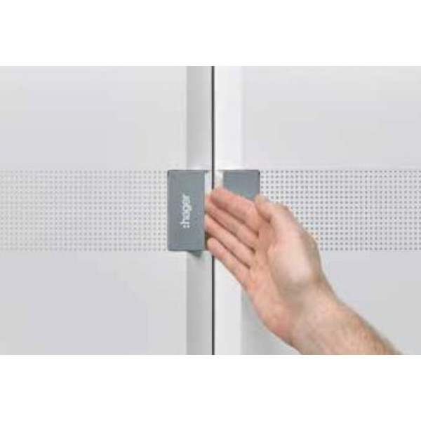 Трирядний гібридний щит Hager Vega VB418MMT 18M із прозорими дверцятами - фото №2