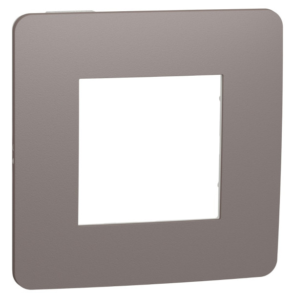 Однопостова рамка Schneider Electric NU280216 (шоколад/білий)