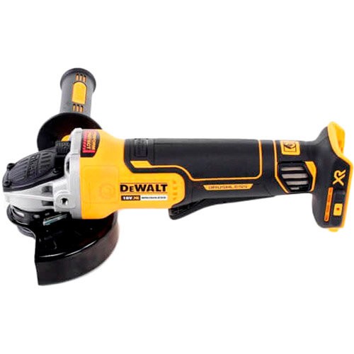 Бесщеточная аккумуляторная шлифмашина DeWALT DCG406NT 18В - фото №2