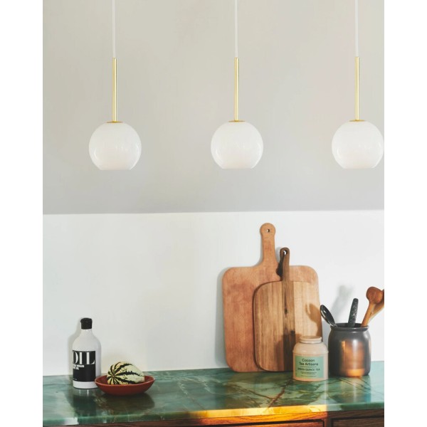 Підвісний світильник, люстра Nordlux 2312523035 Franca E14 1x40W IP20 латунний - фото №1