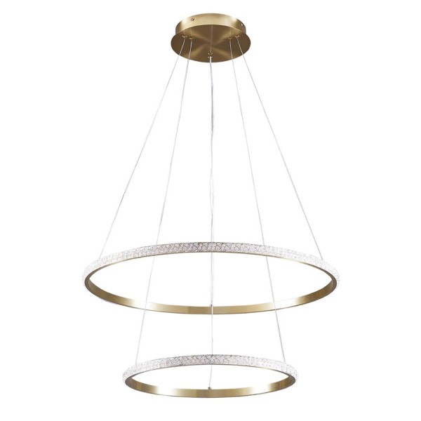 Люстра Goldlux 337863 Diana LED 2x44W 4000K 6200Lm IP20 золота