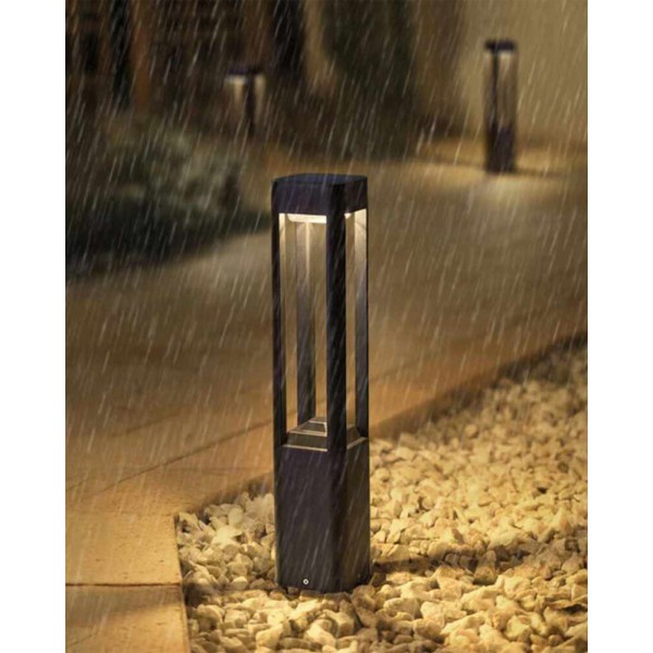 Вуличний світильник Italux OFL-22982-M-BK Nutri LED 1x10W 3000K 430Lm IP54 чорний - фото №1