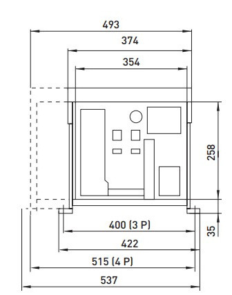 Воздушный автоматический выключатель E.Next e.industrial.acb.3200F.2500 400В 3Р с мотор-приводом и РН (i081104) - фото №2