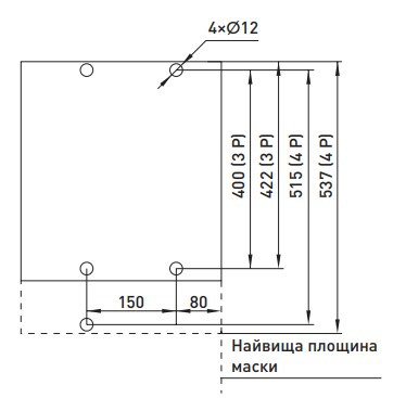 Воздушный автоматический выключатель E.Next e.industrial.acb.3200F.2500 400В 3Р с мотор-приводом и РН (i081104) - фото №4