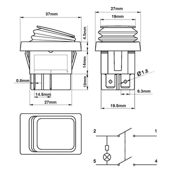 Переключатель EMAS A54B1Y11 - фото №3