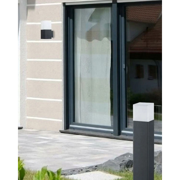 Вуличний світильник Goldlux 304636 New York E27 1x12W IP44 GR - фото №2