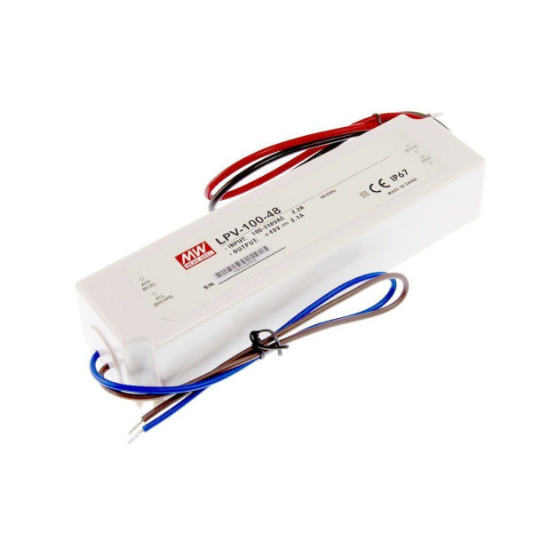 Блок живлення Mean Well 100.8W DC48V IP67 (LPV-100-48)
