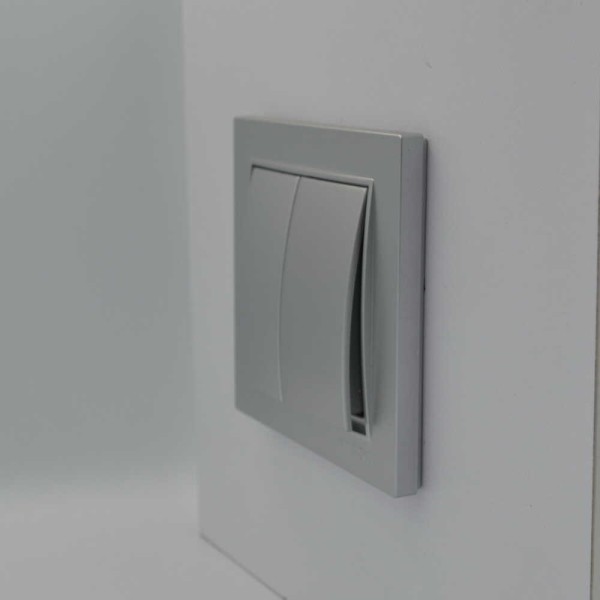 Выключатель Nilson Thor серебро 2кл ( 27131003 ) - фото №2