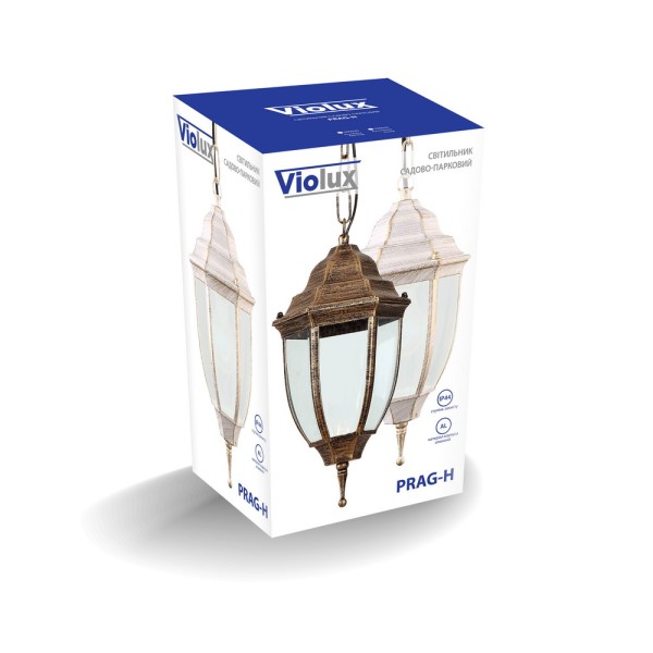 Світильник садово-парковий Violux Prag-H антична бронза 60W Е27 IP44 ( 500030 ) - фото №3